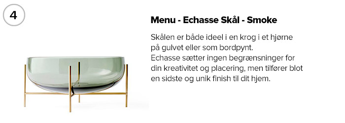 Menu - Echasse Skål - Smoke