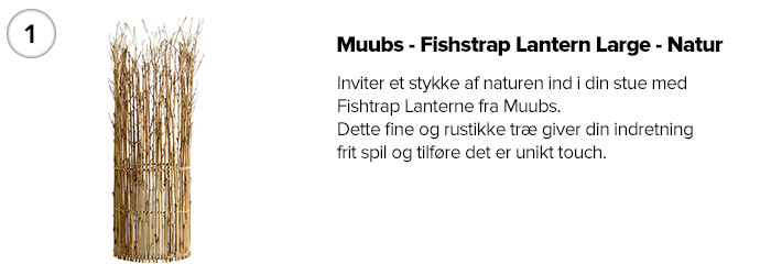 Muubs - Fishstrap Lantern Large - Natur